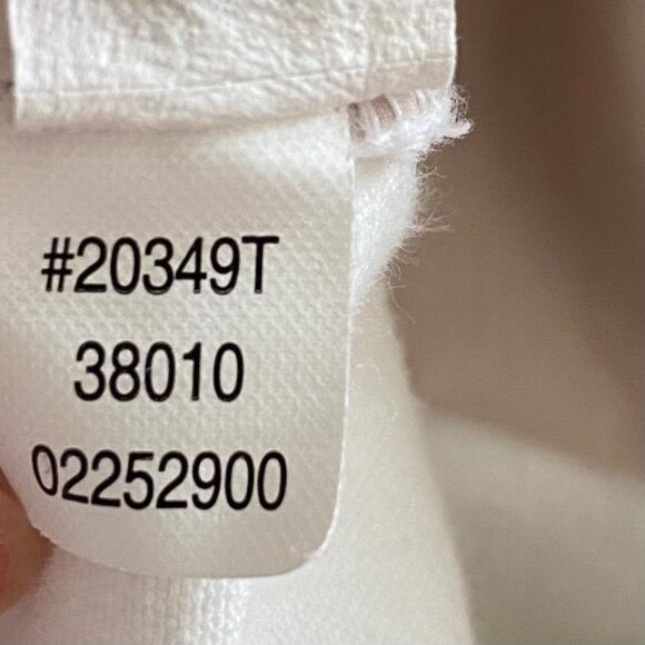 Spanx Flare Bootcut High Rise Pull-On Raw Hem Cropped Stretch Jeans White Large - Picture 9 of 11